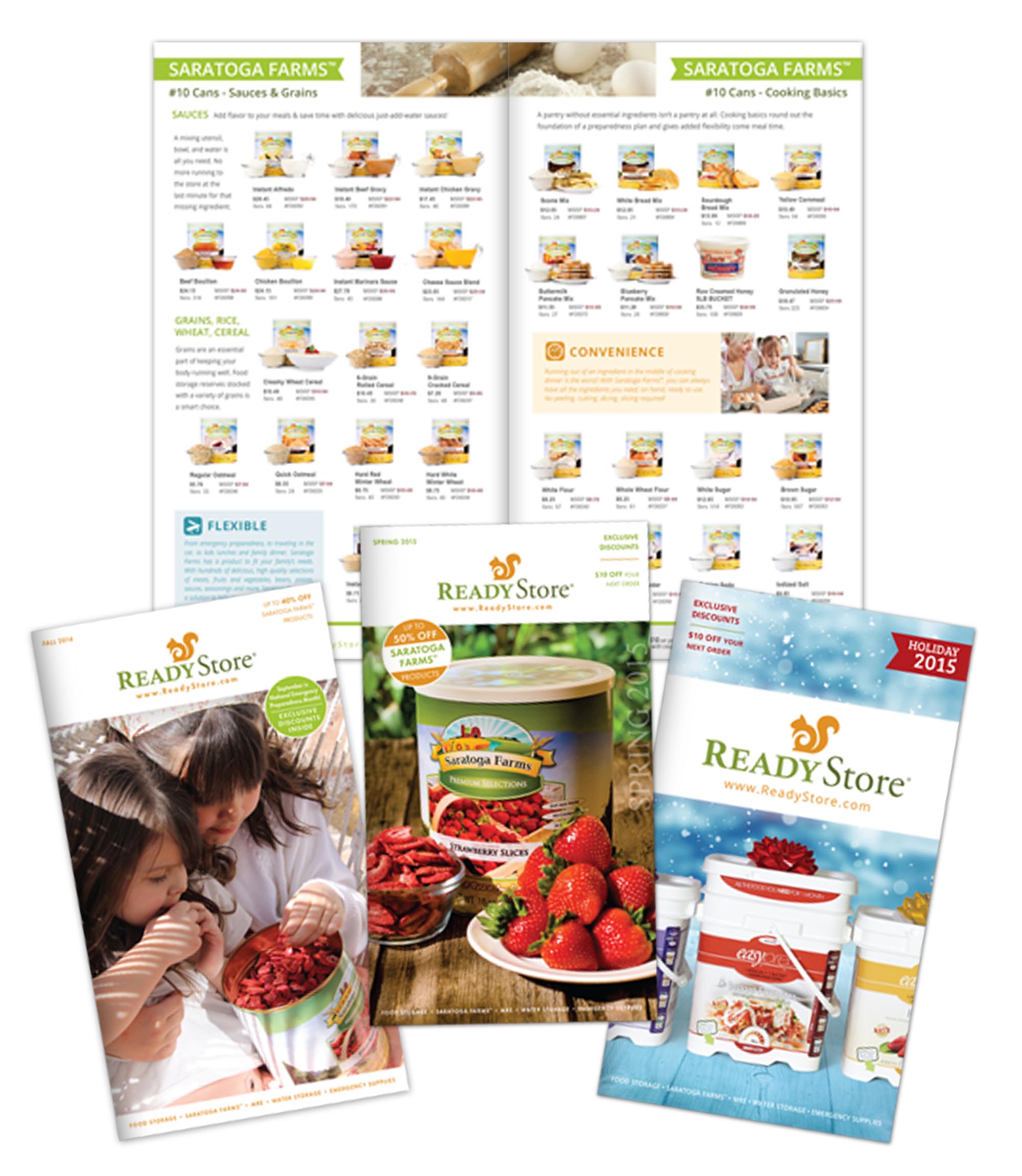 Ready Store Food Storage Catalogs Packaging