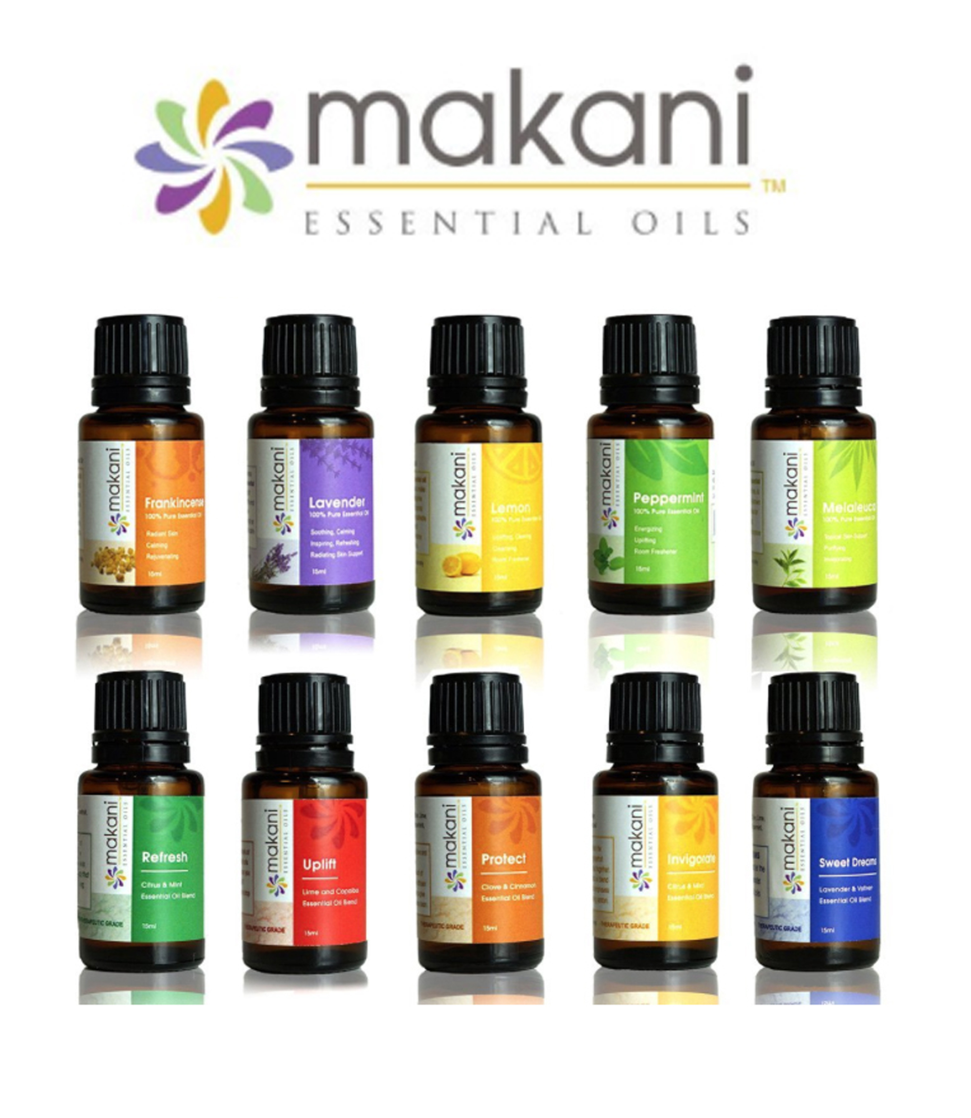 Essential Oils Logo and Label Packaging
