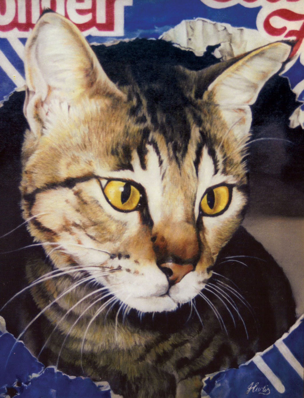 cat painting