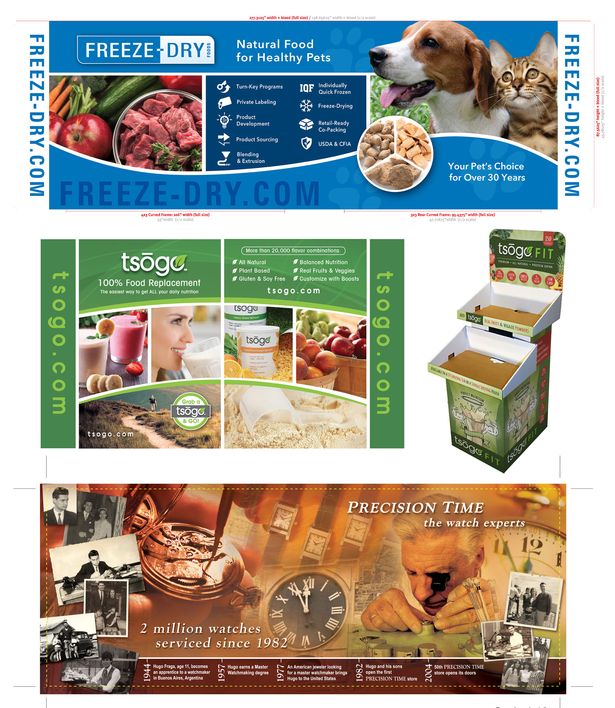 Trade Show Displays / Banners Packaging