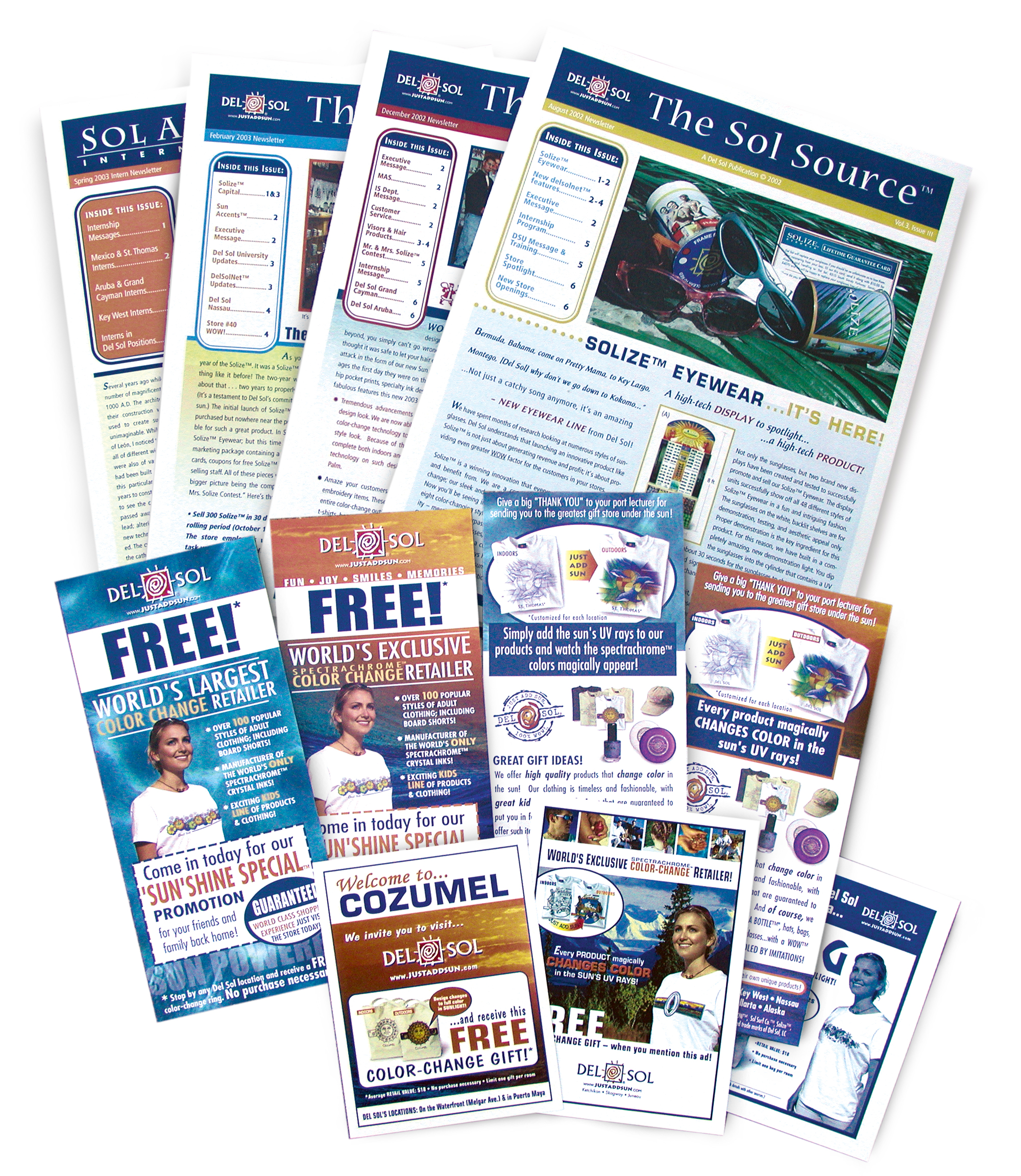 Newsletters and Flyer Design Packaging