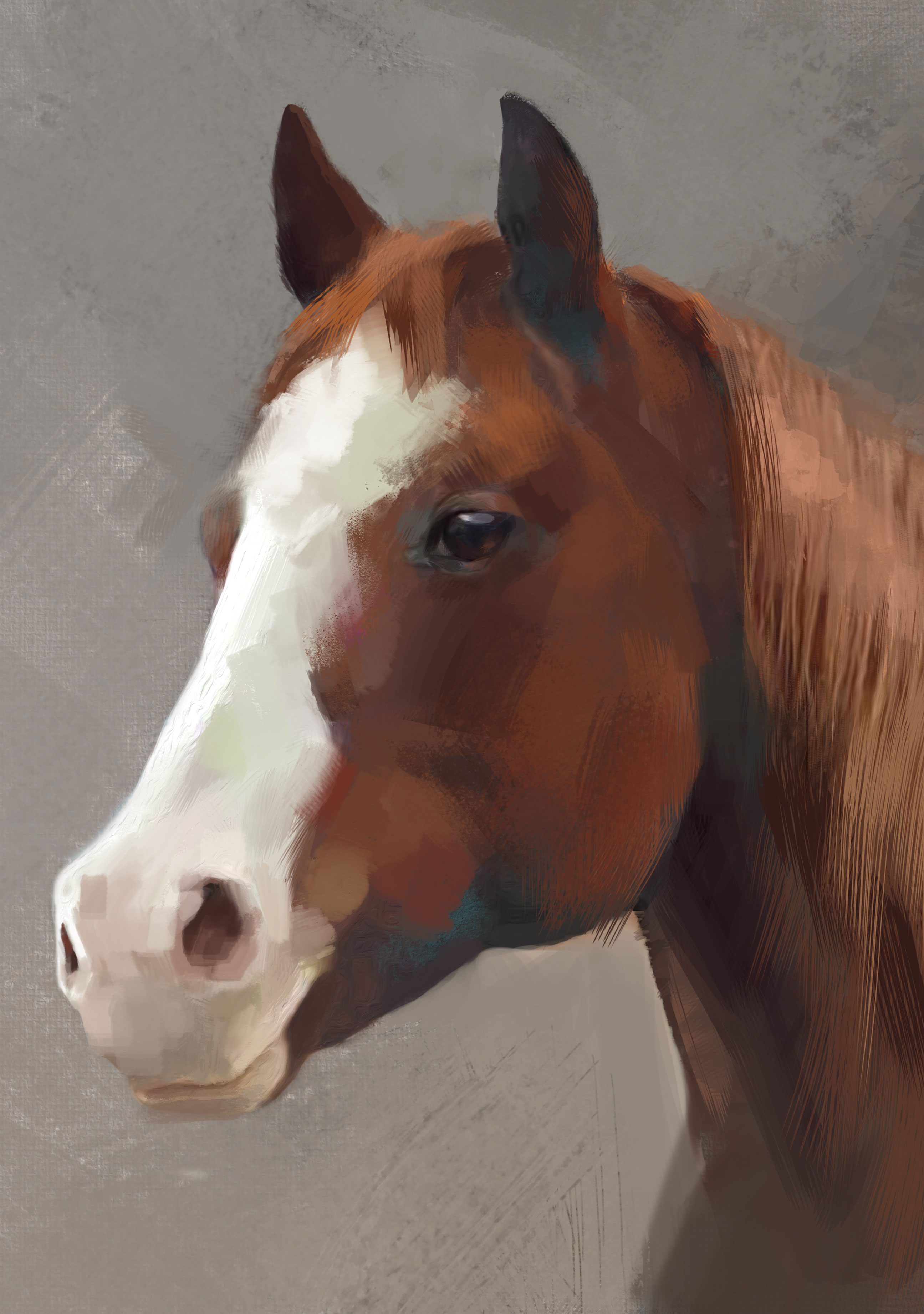 horse painting